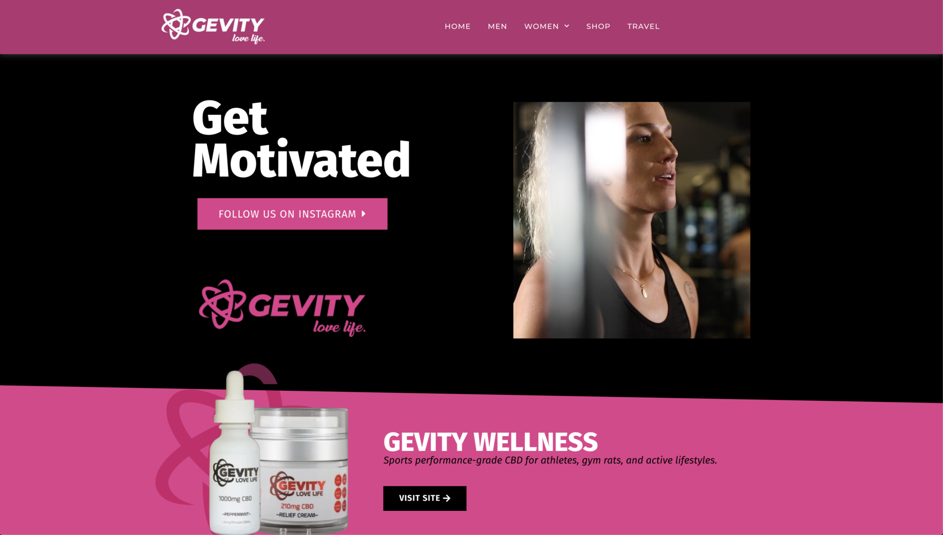 Gevity Apparel website